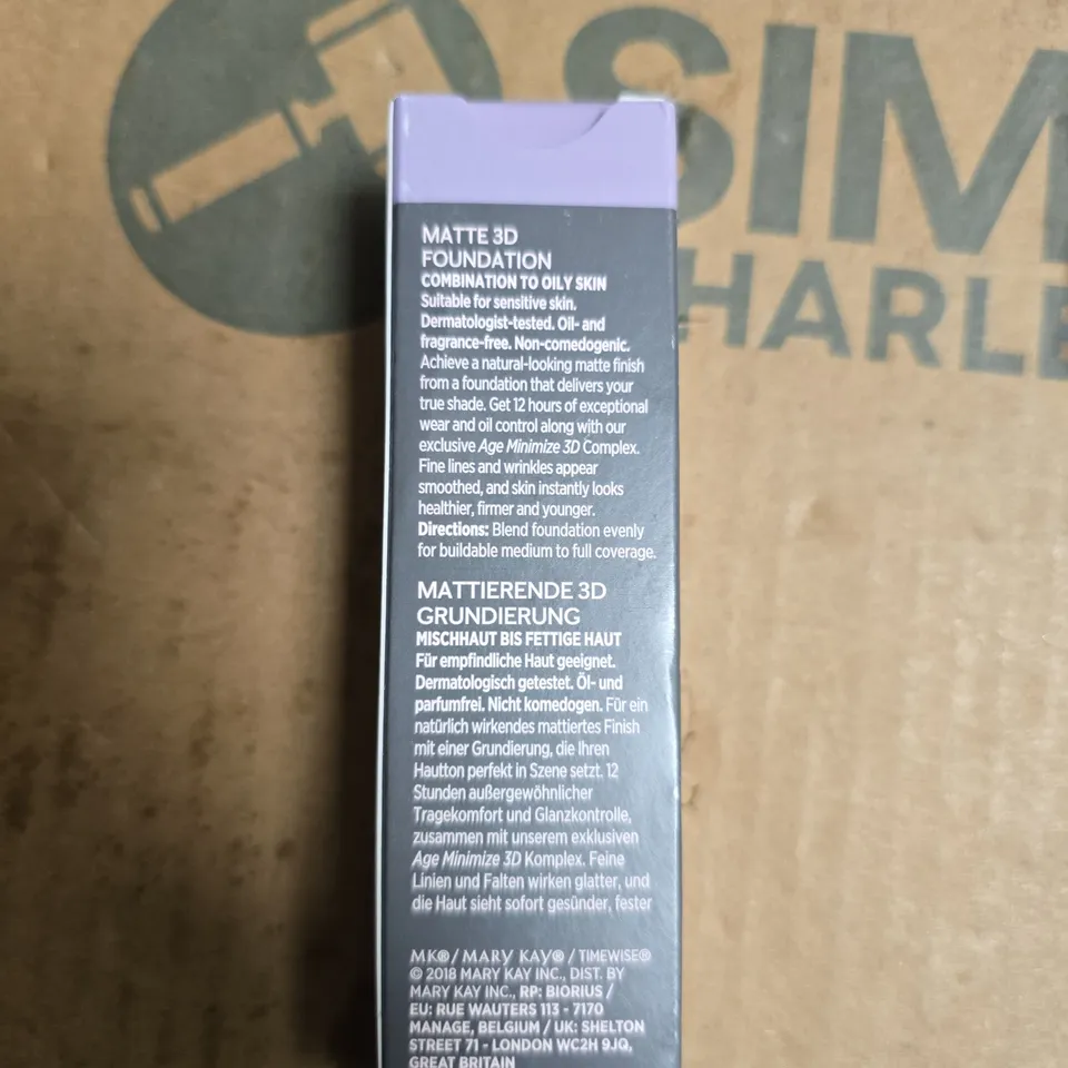 MARY KAY TIMEWISE MATTE 3D FOUNDATION – 30 ML (BOXED)