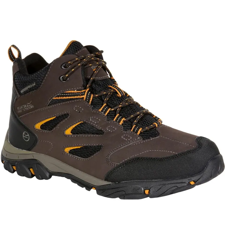 BRAND NEW REGATTA MENS HOLCOMBE WATERPROOF MID WALKING BOOTS UK SIZE 10