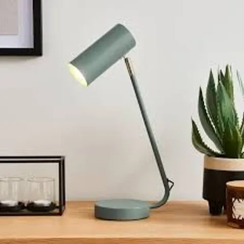 BOXED LILOU INTEGRATED LED TOUCH DIMMABLE TABLE LAMP - LILYPAD GREEN
