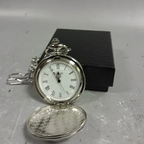 MENS EDISON POCKET WATCH WITH CHAIN