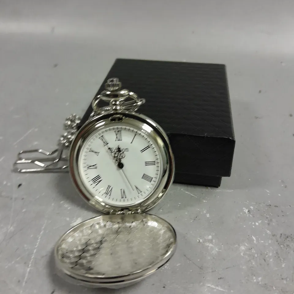 MENS EDISON POCKET WATCH WITH CHAIN 