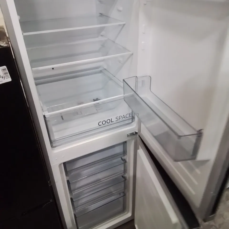 HOOVER HOCT3L517FSK 50/50 FRIDGE FREEZER - MATTE SILVER
