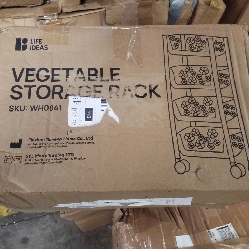 BOXED LIFE IDEAS VEGETABLE STORAGE RACK 