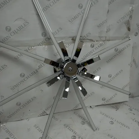 BOXED HOME LOFT TECHNO 8 LIGHT SEMI FLUSH CEILING LIGHT