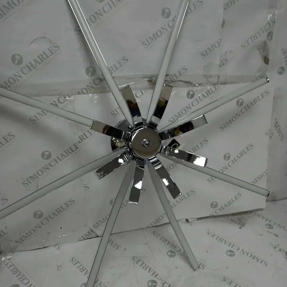 BOXED HOME LOFT TECHNO 8 LIGHT SEMI FLUSH CEILING LIGHT
