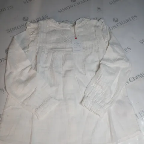 FATFACE GRACE FRILL BLOUSE SIZE 7-8 YEARS