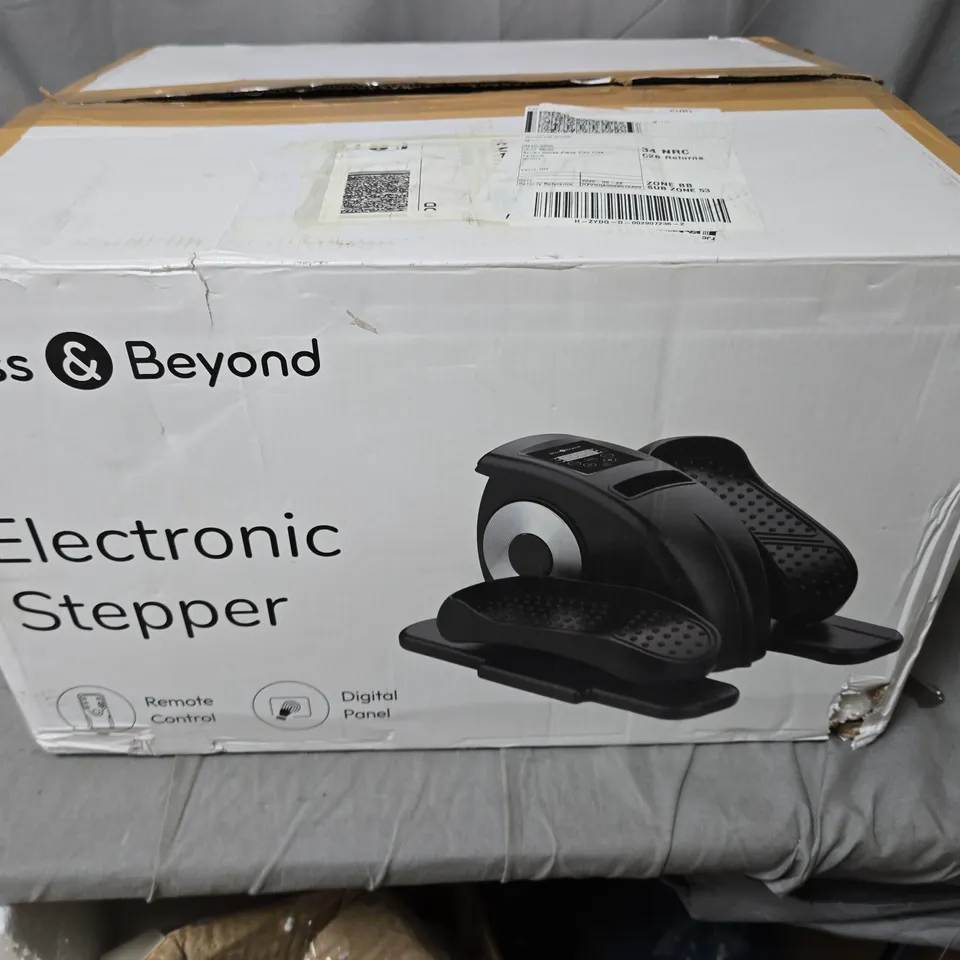 BLISS & BEYOND ELECTRONIC STEPPER – BOXED HOME EXERCISE EQUIPMENT