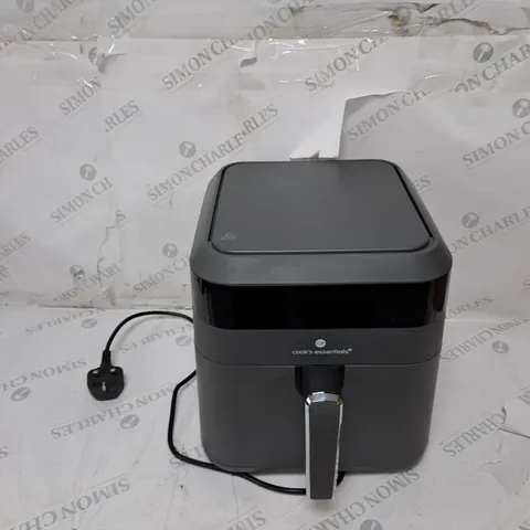 COOK'S ESSENTIALS 5.8L AIR FRYER IN SLATE GREY
