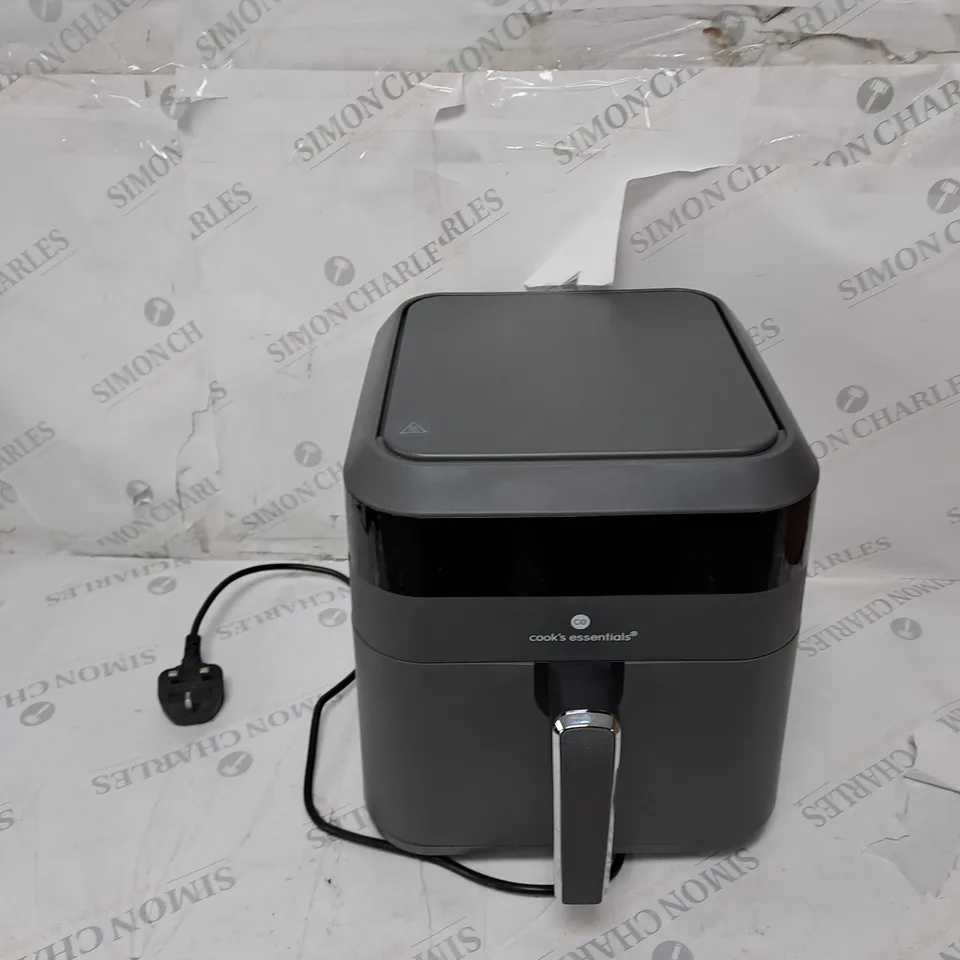 COOK'S ESSENTIALS 5.8L AIR FRYER IN SLATE GREY