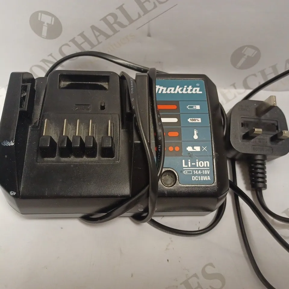 MAKITA LI-ION 14.4-18V DC18WA BATTERY CHARGER
