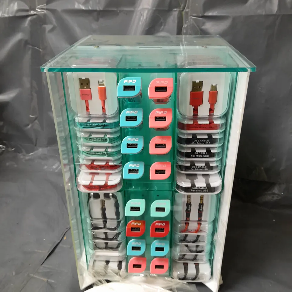 FIFO ELECTRICS SPINNING DISPLAY CASE - COLLECTION ONLY