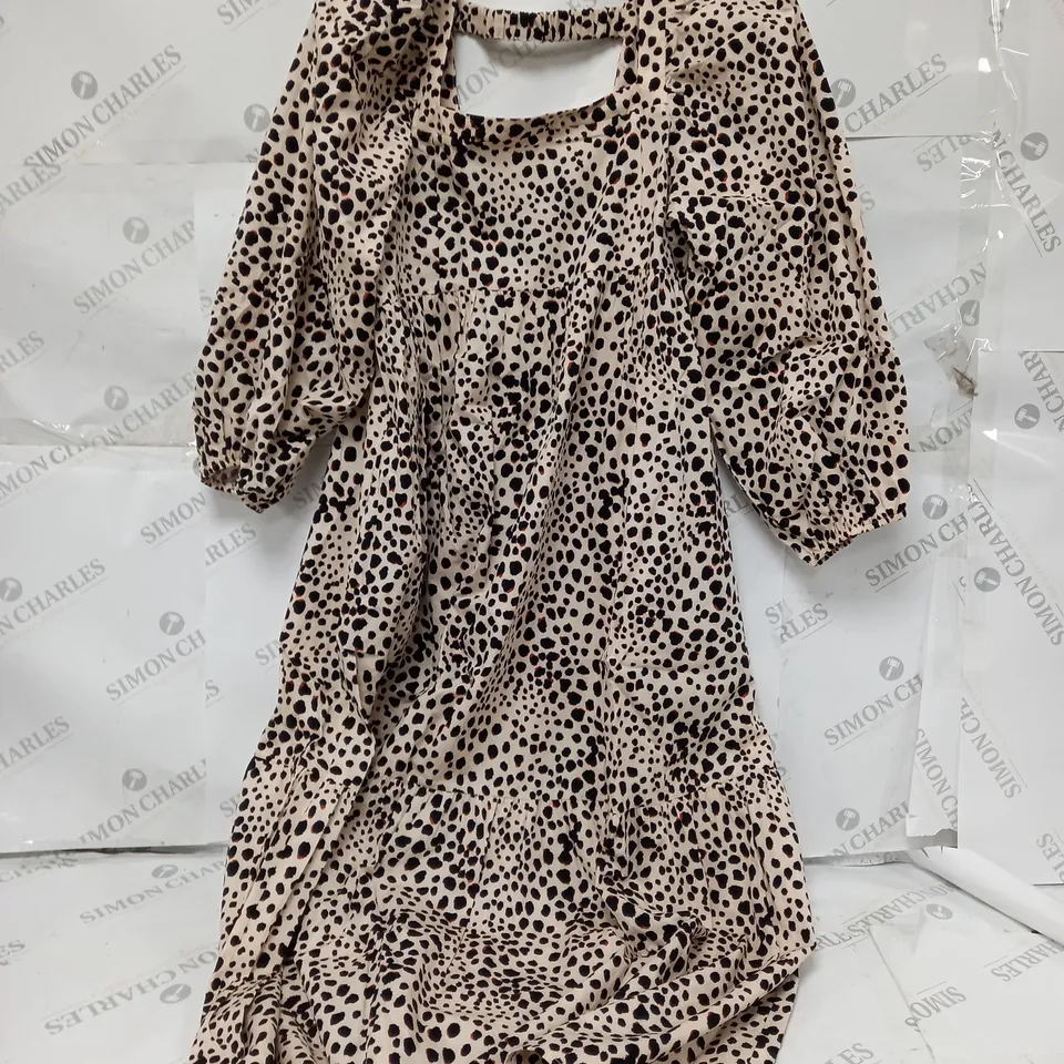 NOBODYS CHILD AYLA MIDI DRESS IN CREAM - UK 12
