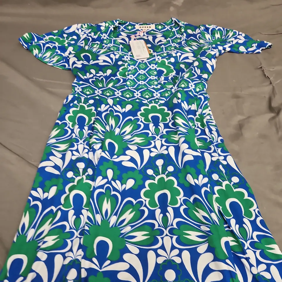 WOMENS BODEN FLORAL PATTERN DRESS - SIZE 10R