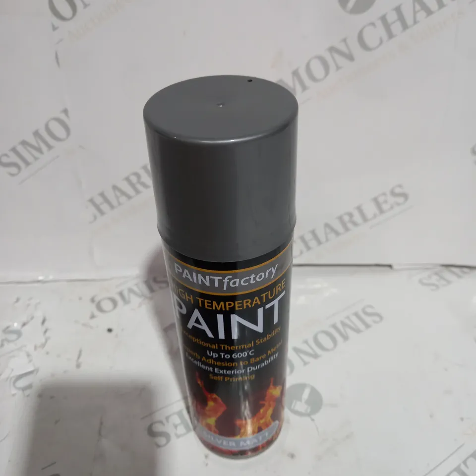 BOX OF ASSORTED 300ML HIGH TEMP SPRAY PAINT 