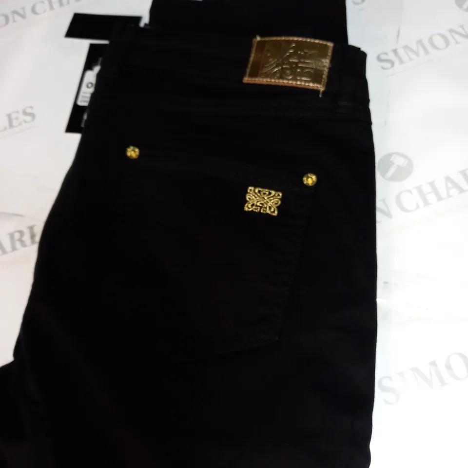 BIBA STEVIE BLACK DENIM JEANS SIZE 12R
