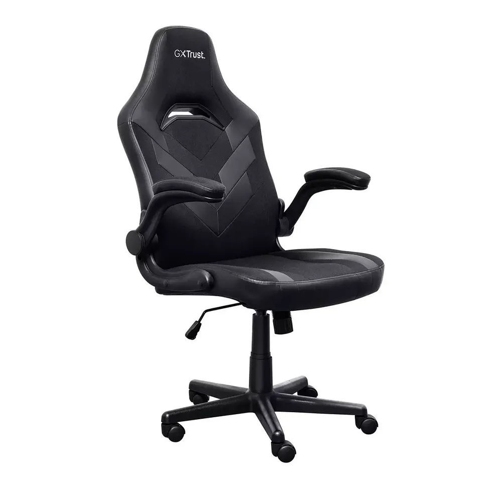 BOXED TRUST GXT703 RIYE ADJUSTABLE GAMING CHAIR - BLACK (1 BOX) RRP £129.99