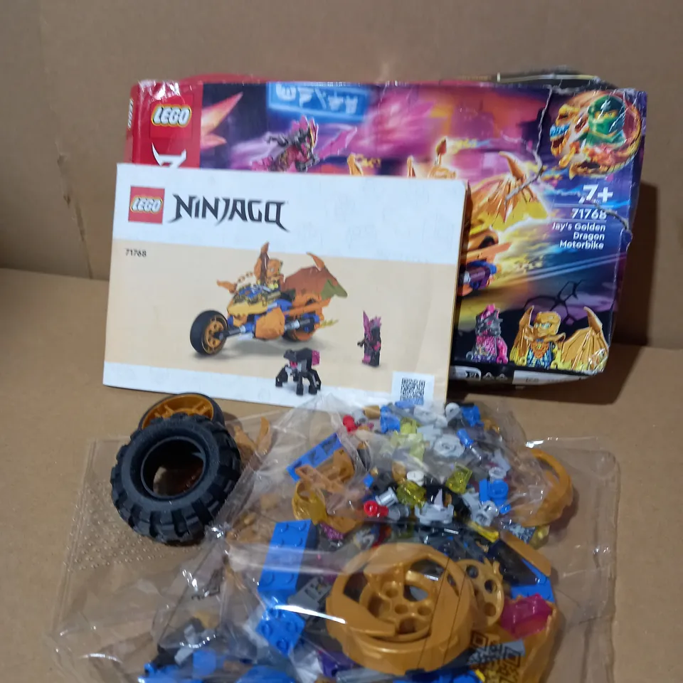 LEGO 71768 JAY'S GOLDEN DRAGON MOTORBIKE 
