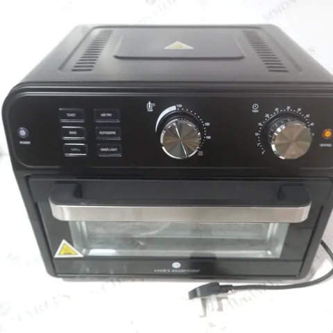 BOXED COOK'S ESSENTIAL 21-LITRE AIRFRYER OVEN IN BLACK