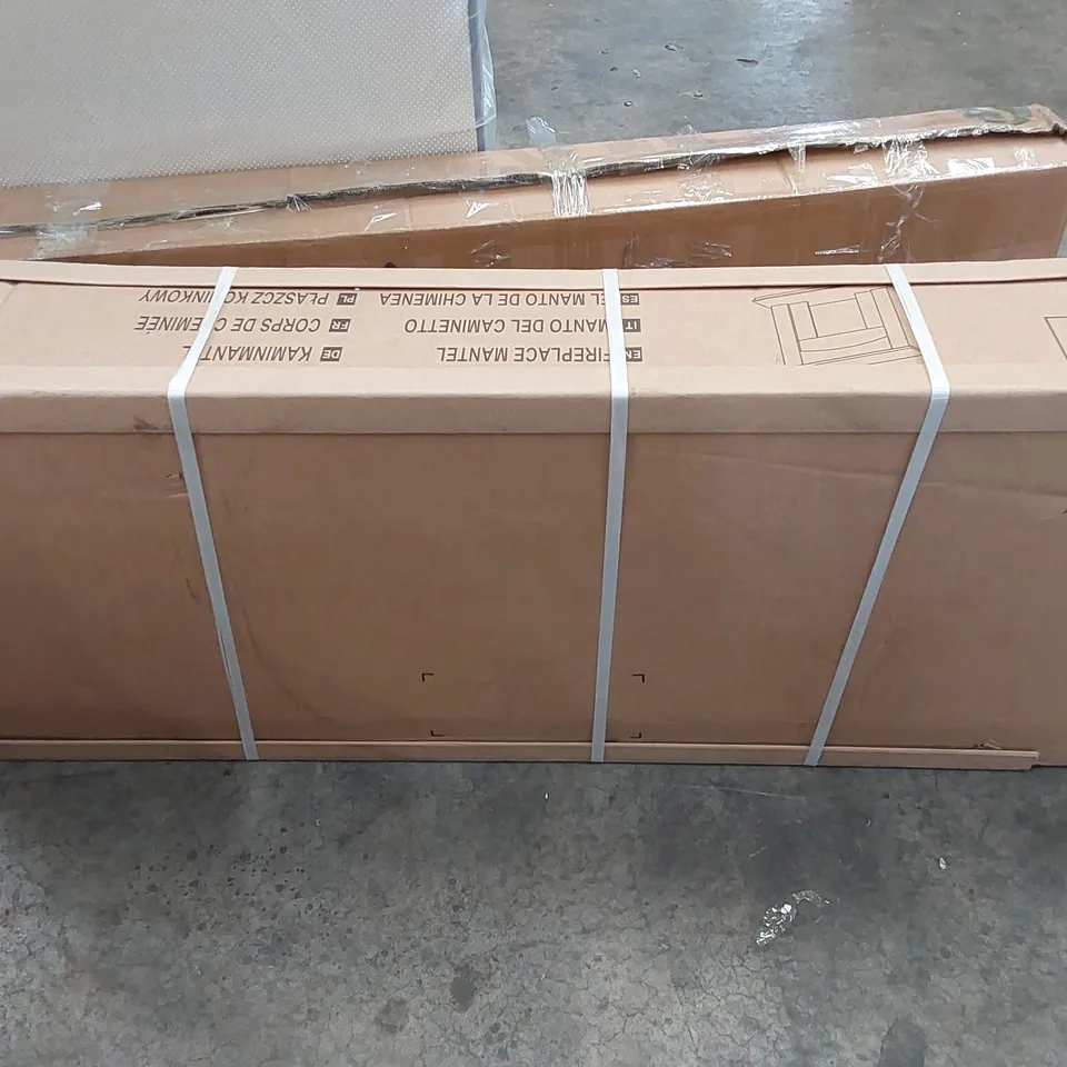 BOXED FIREPLACE MANTEL - MANTEL ONLY, NO HEATING UNIT (1 BOX)
