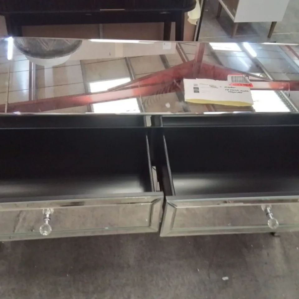 NORRISTOWN 6 DRAWER GLASS 6 DRAWER DRESSING TABLE 