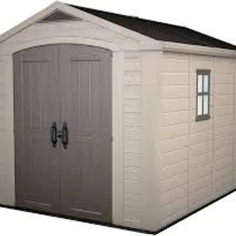 BOXED KETER FACTOR RESIN SHED 8 BY 11-FEET 3BOXES
