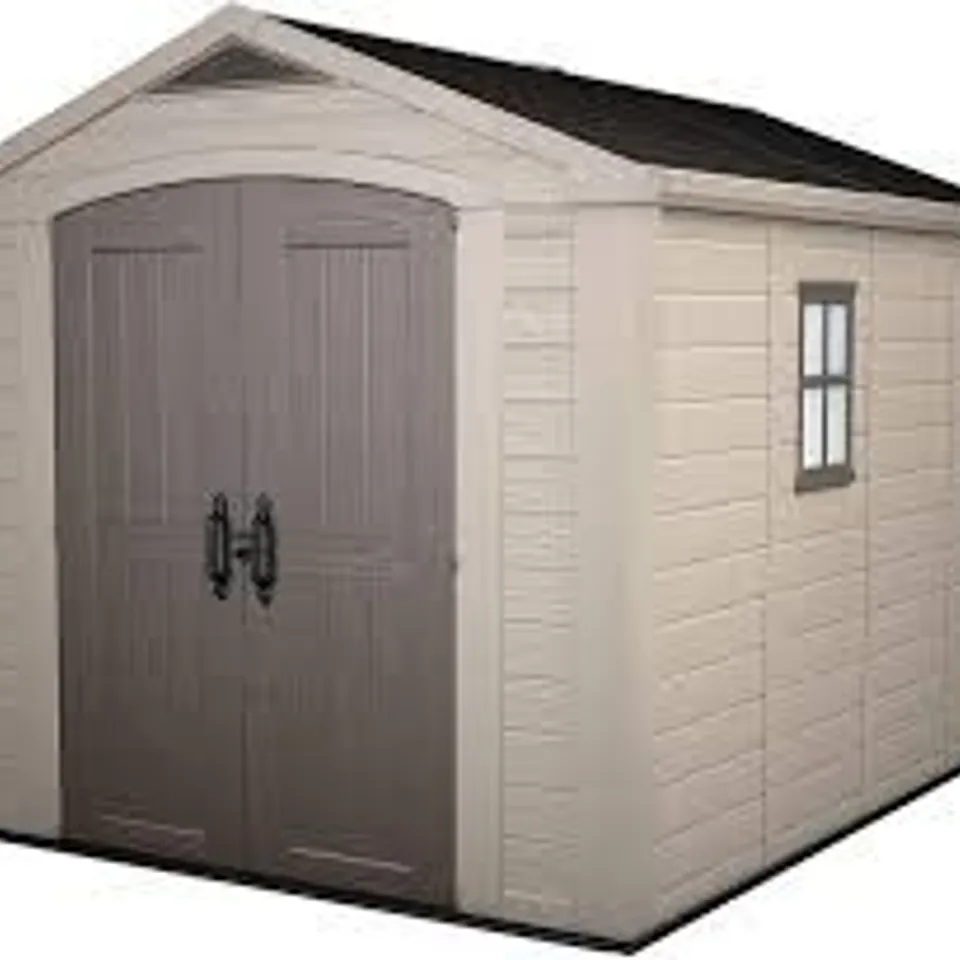 BOXED KETER FACTOR RESIN SHED 8 BY 11-FEET 3BOXES