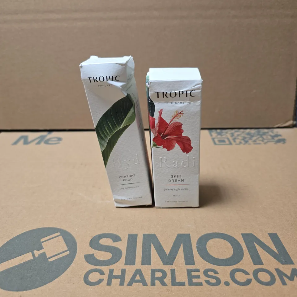 2 X TROPIC ITEMS: FIRMING NIGHT CREAM + DAY HYDRATION MASK
