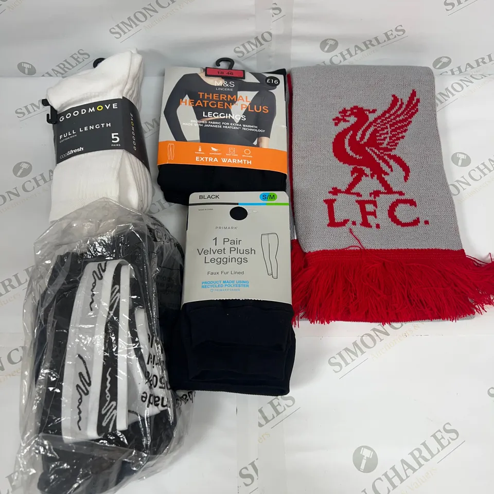 MEDIUM BOX OF ASSORTED ACCESSORIES TO INCLUDE LFC, M&S AND BOOHOO