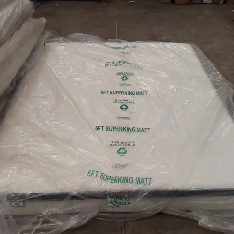 QUALITY BAGGED MURCIA PILLOW TOP POCKET SPRUNG SUPER KING MATTRESS 