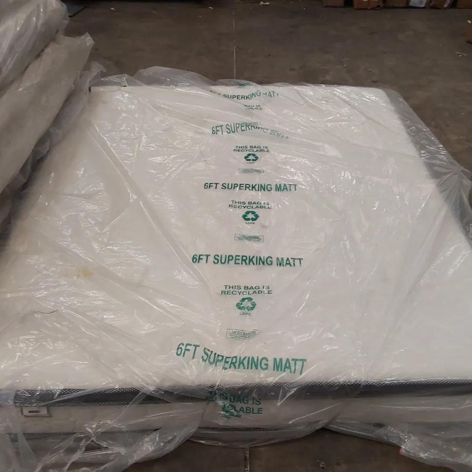 QUALITY BAGGED MURCIA PILLOW TOP POCKET SPRUNG SUPER KING MATTRESS 