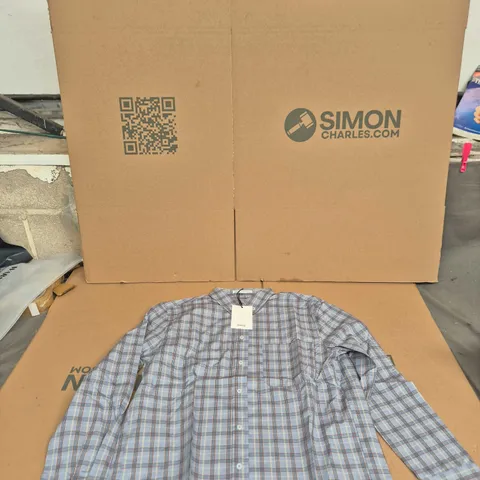 MNG PLAID BUTTON-DOWN SHIRT – UK 8 (US 4)