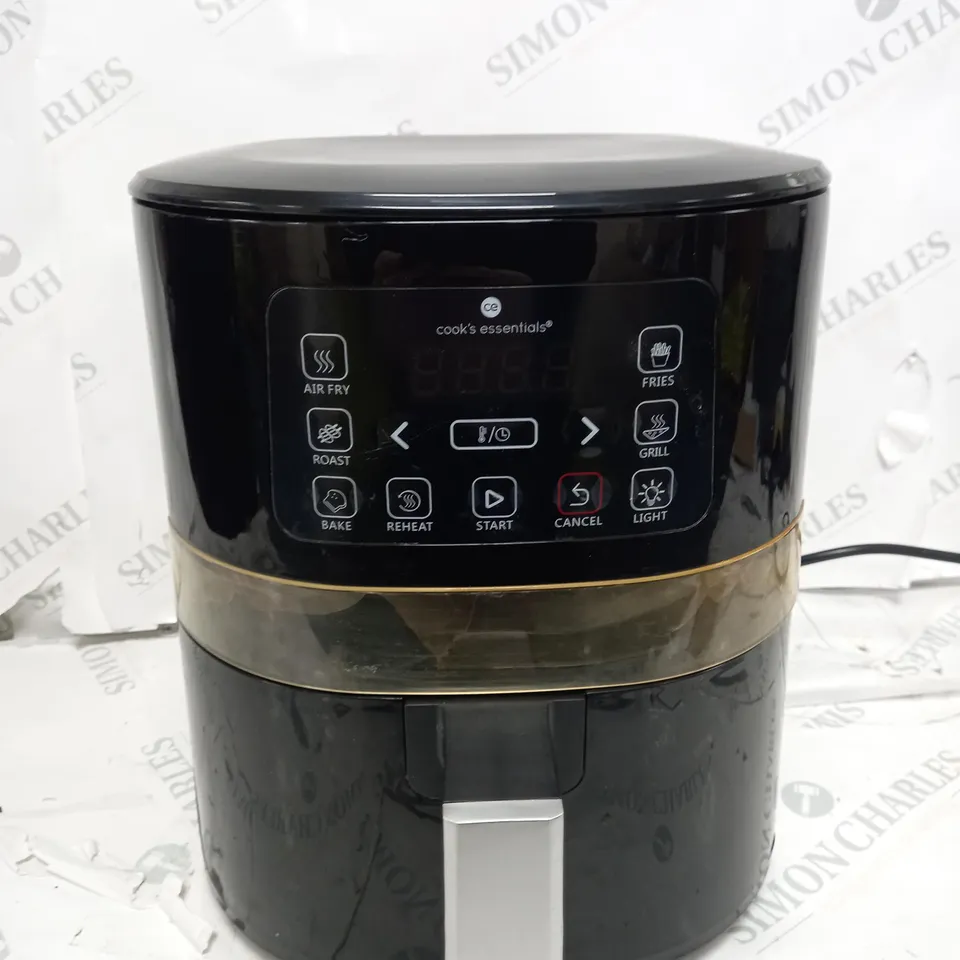 COOK'S ESSENTIALS AIR FRYER - BLACK