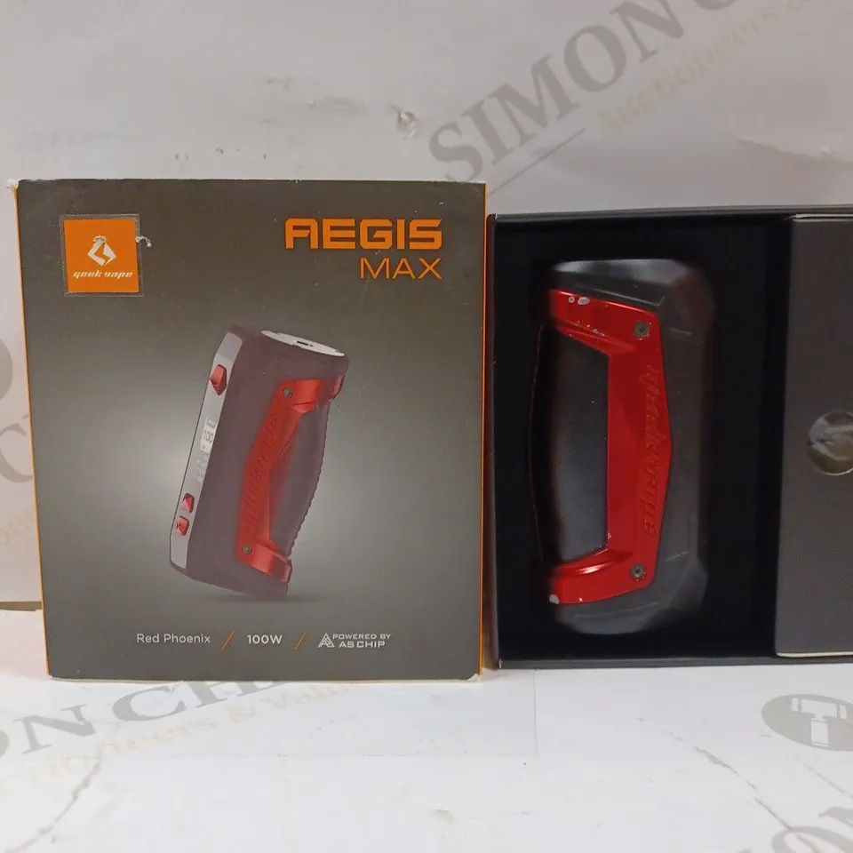 BOXED GEEKVAPE AEGIS MAX KIT IN RED PHOENIX