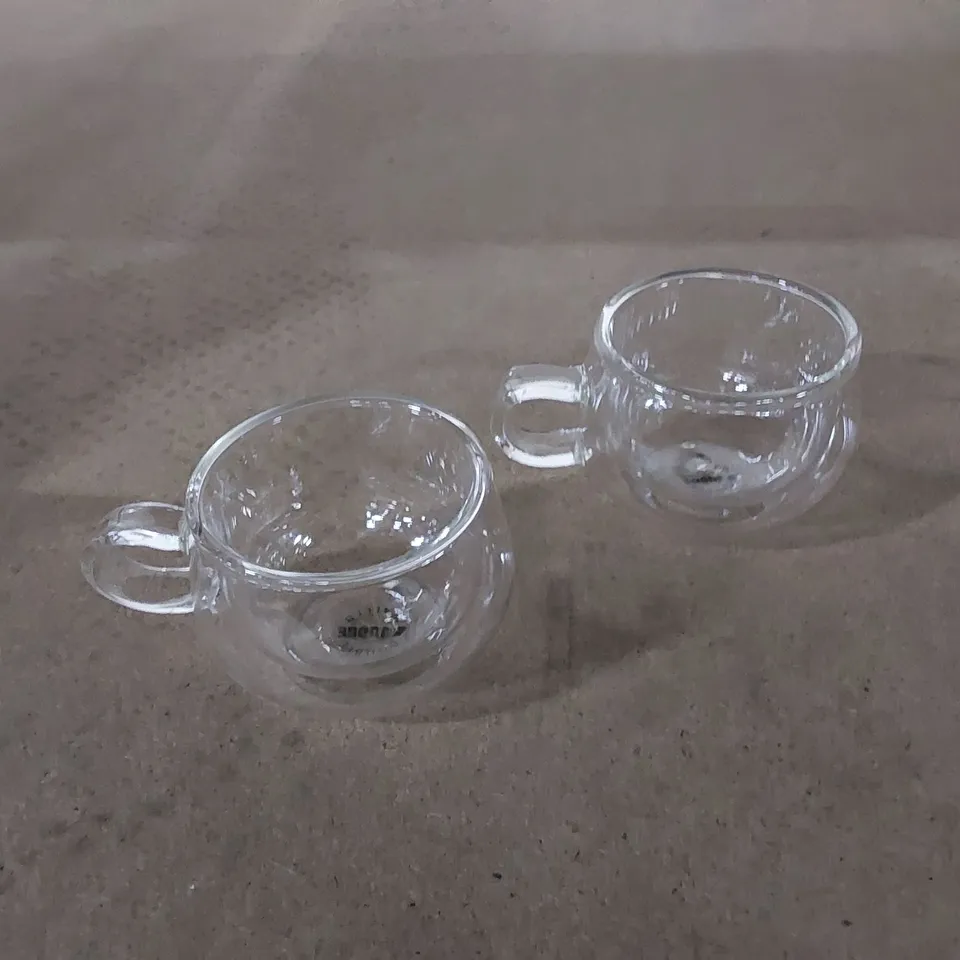 BOXED JUDGE SET OF 2 DOUBLE WALLED GLASS ESPRESSO GLASSES