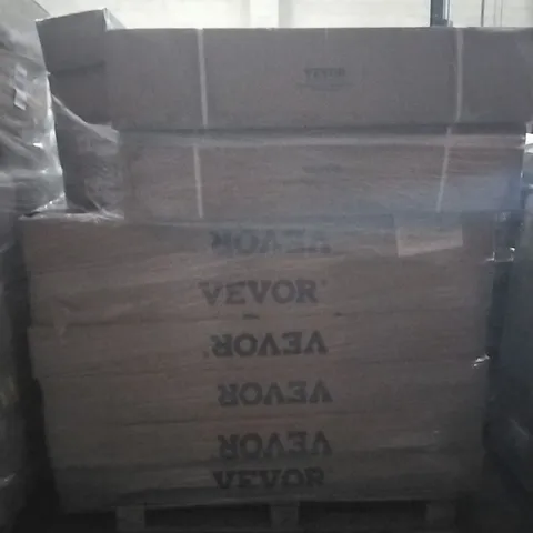 PALLET OF BOXED VEVOR SKID STEER ATTACHMENTS AND OTHER ASSORTED ITEMS...