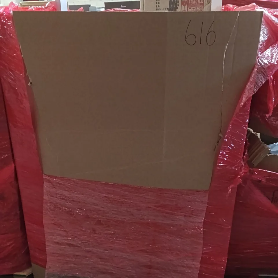 PALLET OF ASSORTED HOUSEHOLD GOODS AND PRODUCTS TO INCLUDE; CAT LITTER BOX, AIR CONDITIONER, FOLDING TRAMPOLINE, BOXED FURNITURE ETC