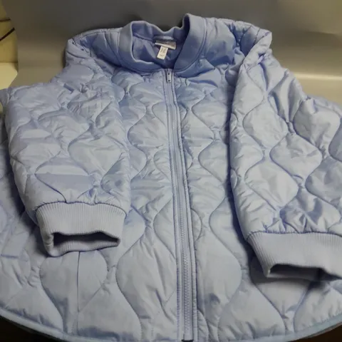 LADIES BLUE BUBBLE JACKET ZIP FASTENING SIZE 3XL