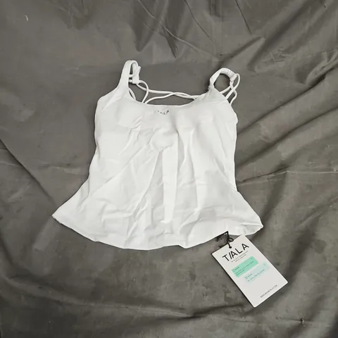 TALA SKINLUXE MULTI STRAP VEST IN COCONUT MILK SIZE XS