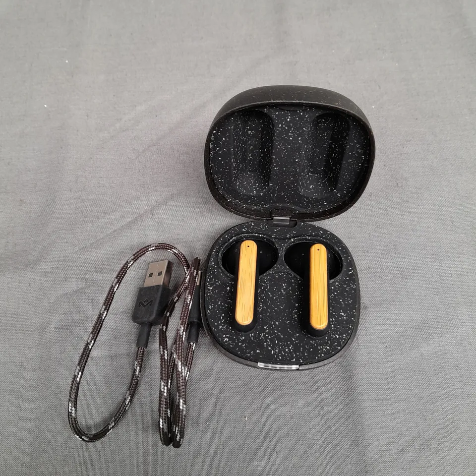 UNBOXED HOUSE OF MARLEY WIRELESS EARPHONES
