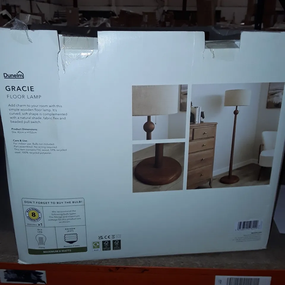 DUNELM GRACIE FLOOR LAMP – BOXED