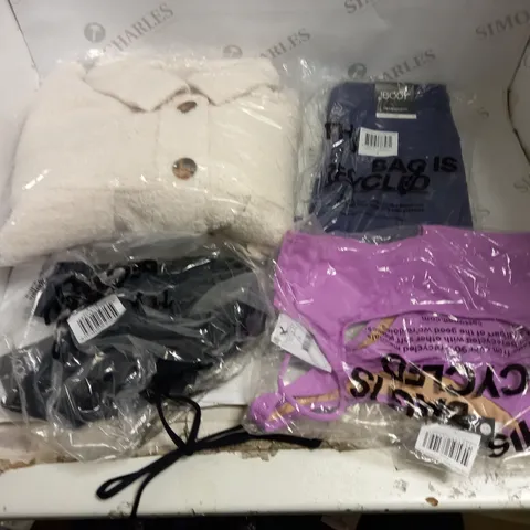 BOX OF 4 BRAND NEW COTTON:ON CLOTHES TO INCLUDE FLEECE, LEGGING, BIKINI ETC