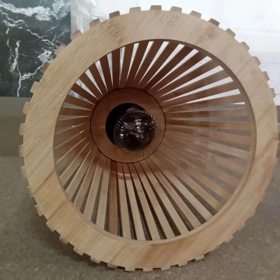 INNOVATORS BAMBOO LED SOLAR LANTERN