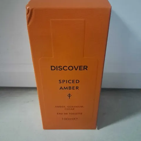 BOXED DISCOVER SICED AMBER EAU DE TOILETTE 100ML