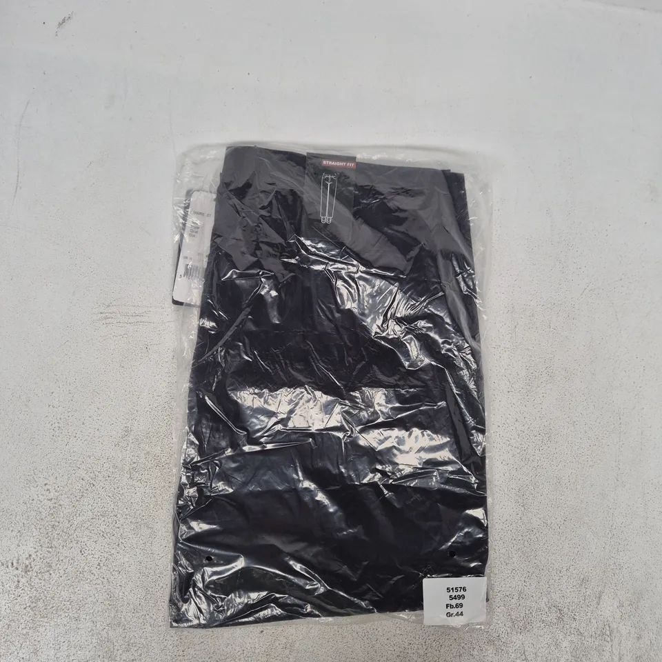 BAGGED ROBELL STRAIGHT FIT TROUSERS IN BLACK SIZE 44