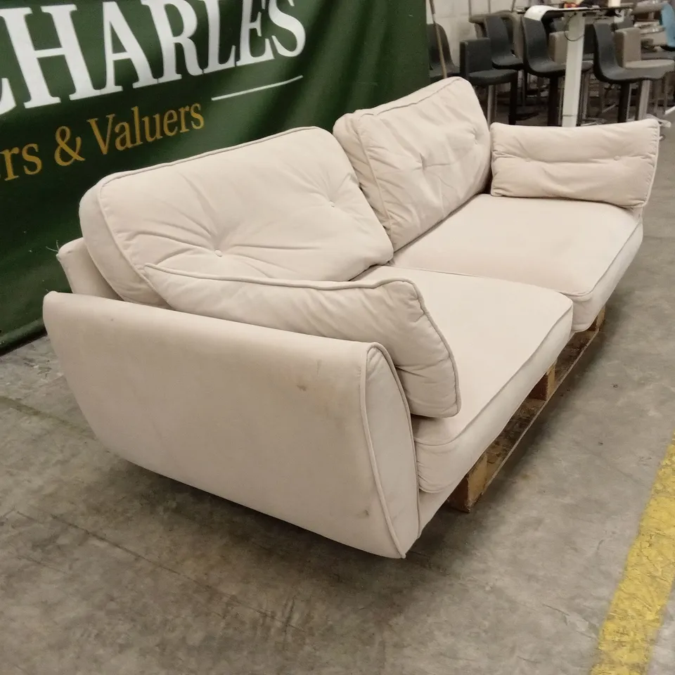 PAULO FABRIC 3 SEATER SOFA - NATURAL RRP £699