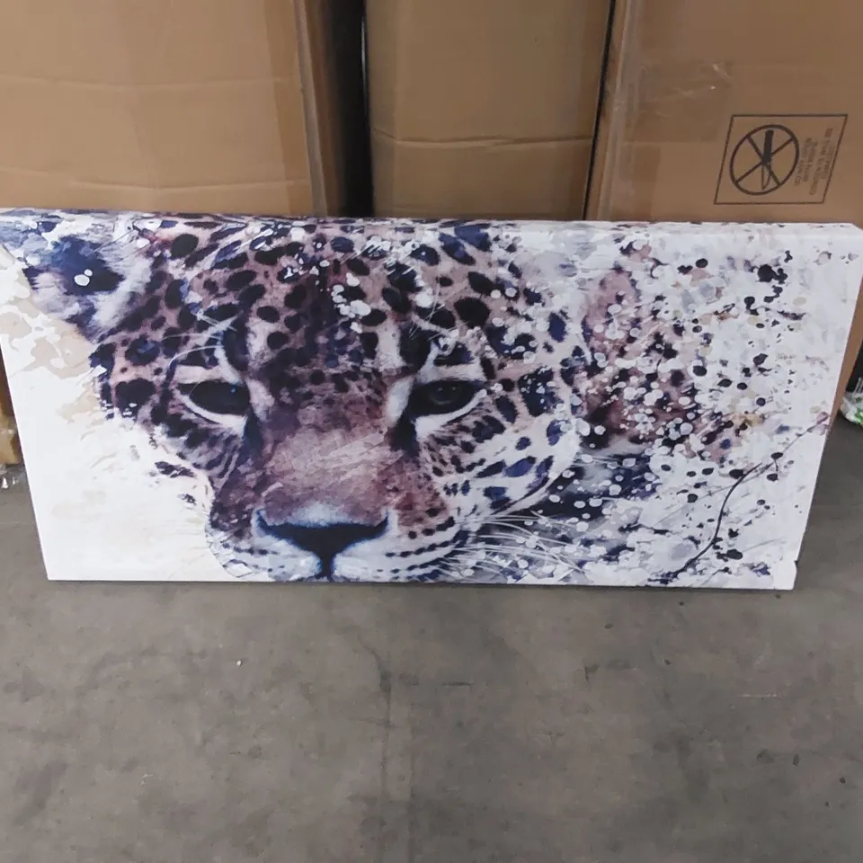 BAGGED CATENA LEOPARD SPLASH - WRAPPED CANVAS ART PRINTS