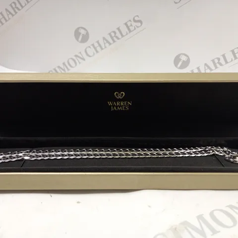 BOXED WARREN JAMES SILVER CHAIN