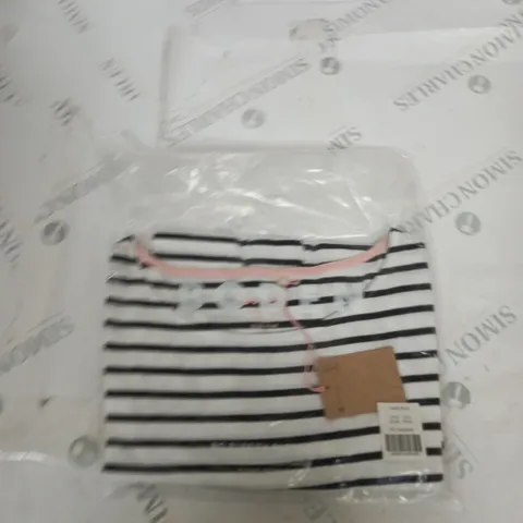 BAGGED BODEN STRIPED T-SHIRT SIZE 12