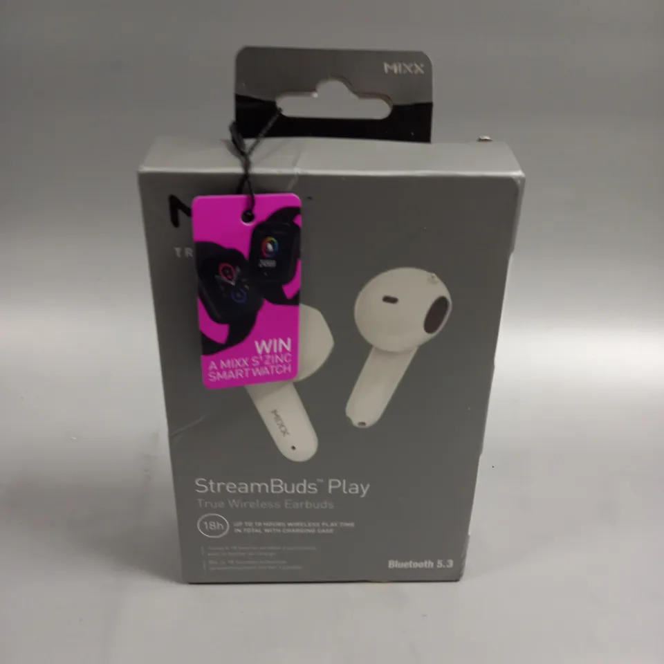 BOXED SEALED MIXX STREAMBUDS PLAY WIRELESS EARPHONES 