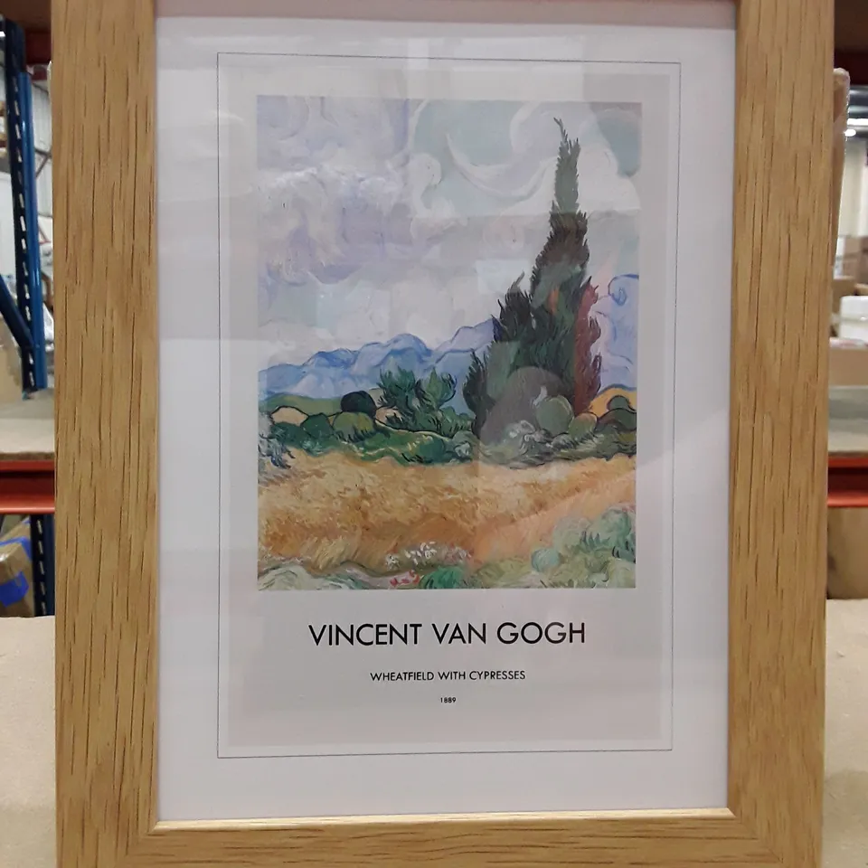 A WHEATFIELD WITH CYPRESSES VOL.2 BY VINCENT VAN GOGH - PICTURE FRAME  